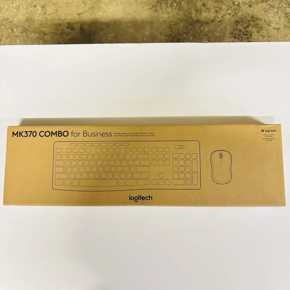 Logitech MK370 Combo for Business, Wireless Keyboard & Mouse, Logi Bolt USB. New